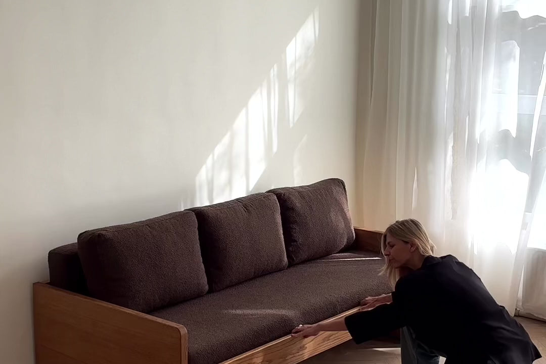 AK Sleeper Sofa turning from sofa into a double bed